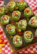 Rainbow Pinwheels