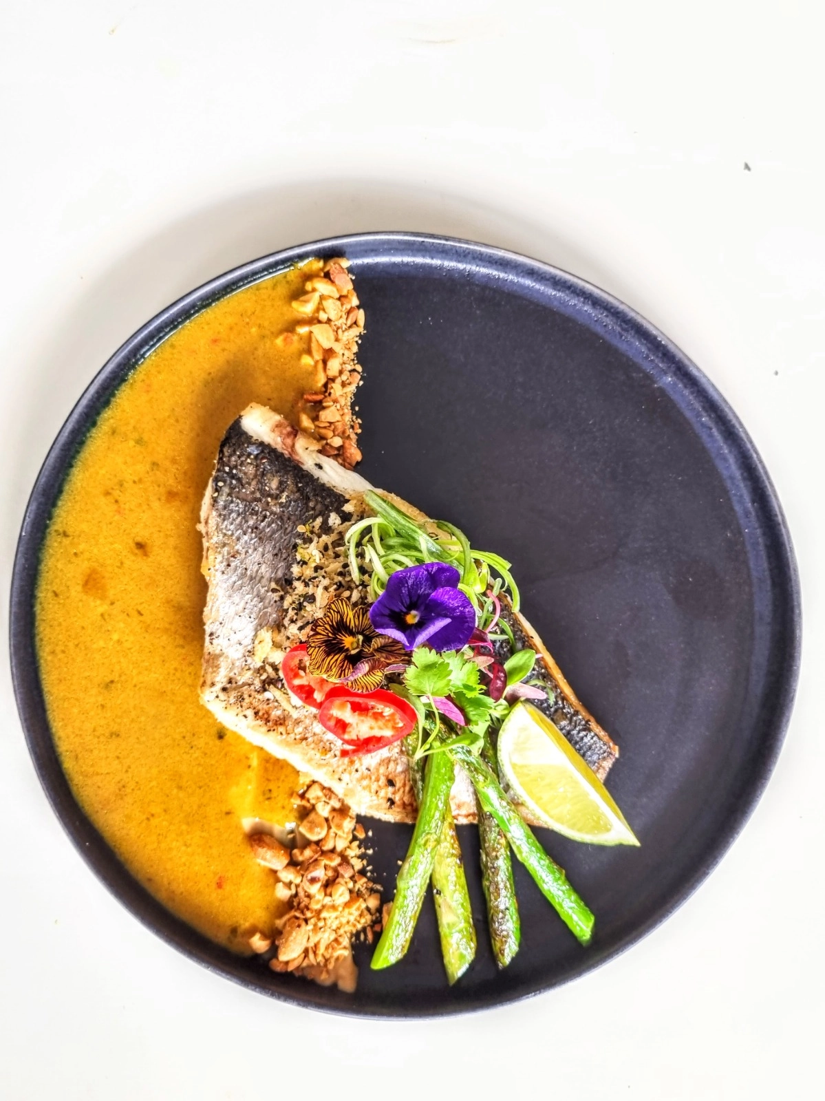 Malaysian Fish + Chips - Sea Bream Laksa Curry*