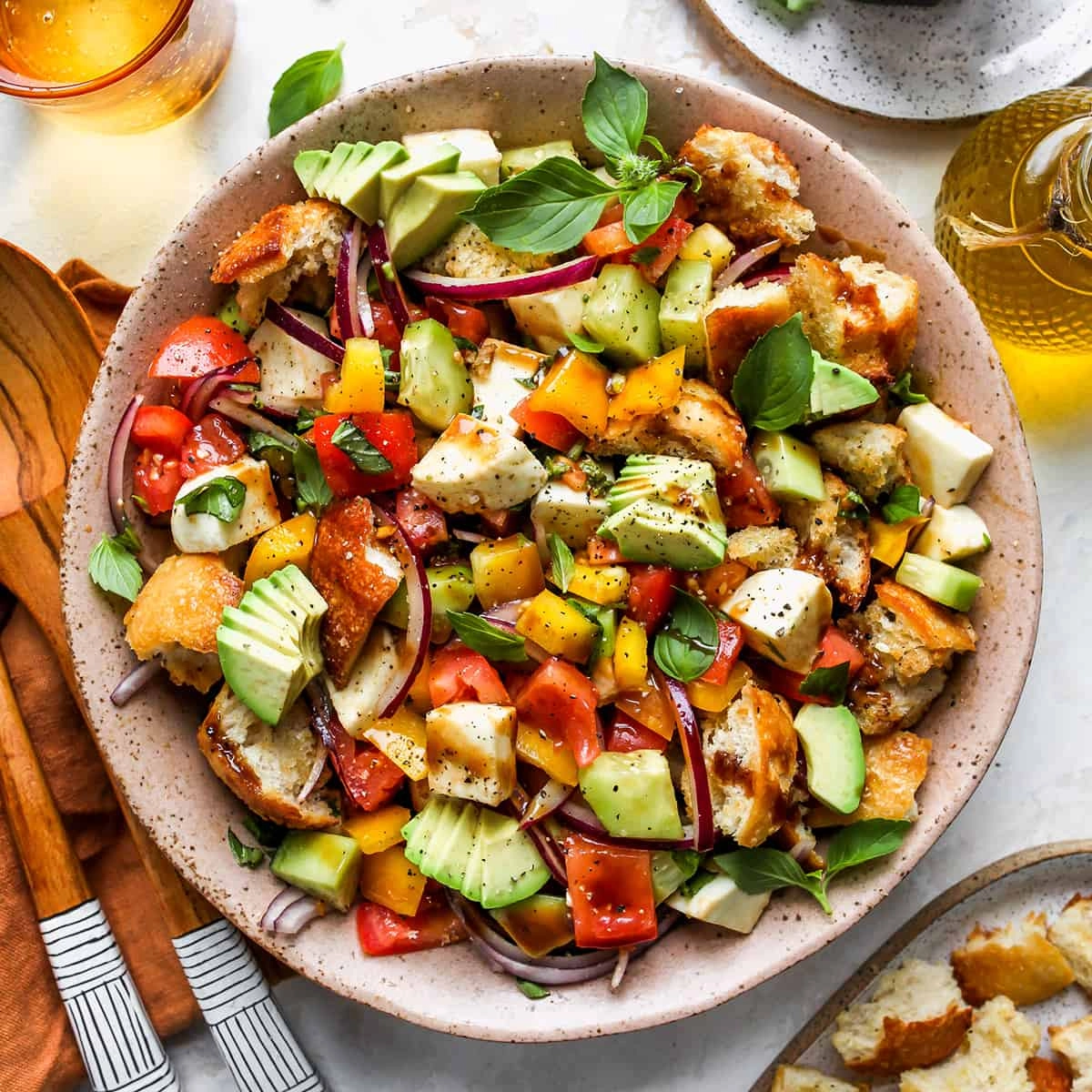 Tuscan Panzanella Salad  (Ve)