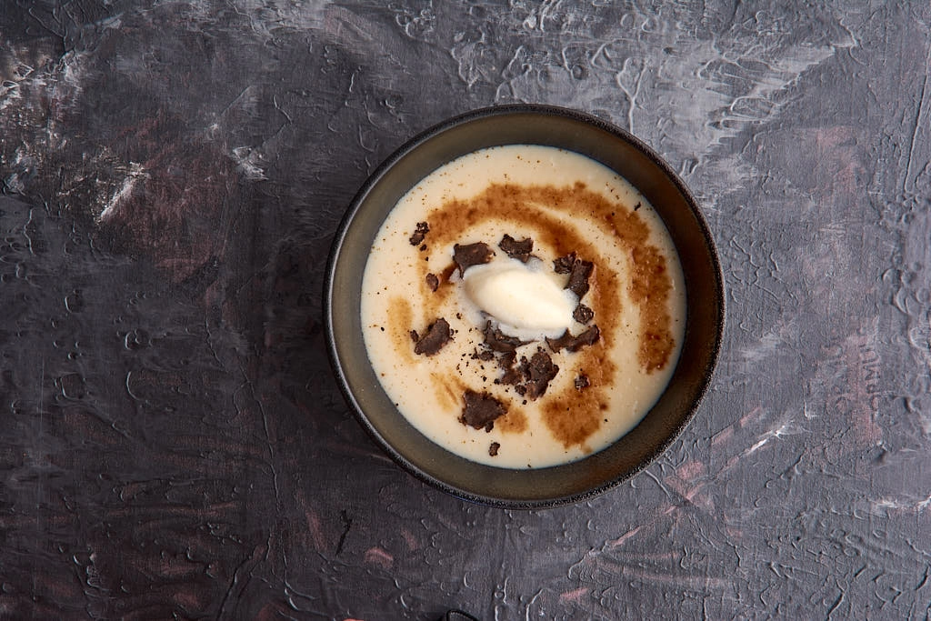 Celeriac Velouté, With Creamed Black Truffle  