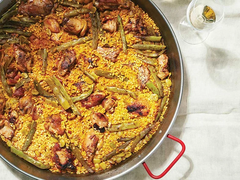 Chicken And Rabbit Mediterranean Paella