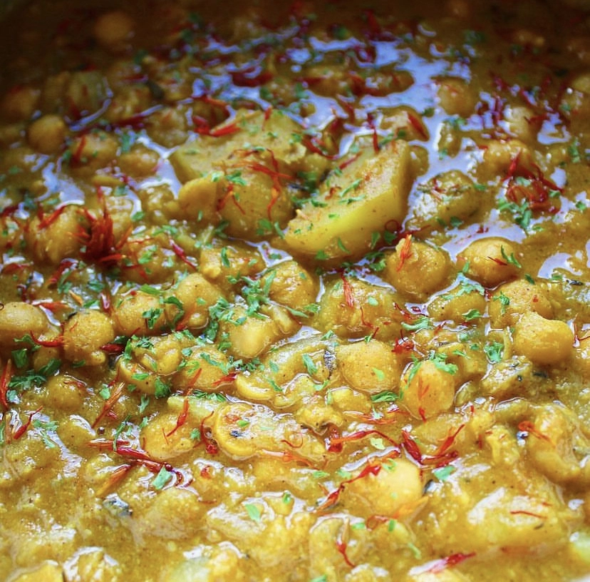 Curried Chickpeas