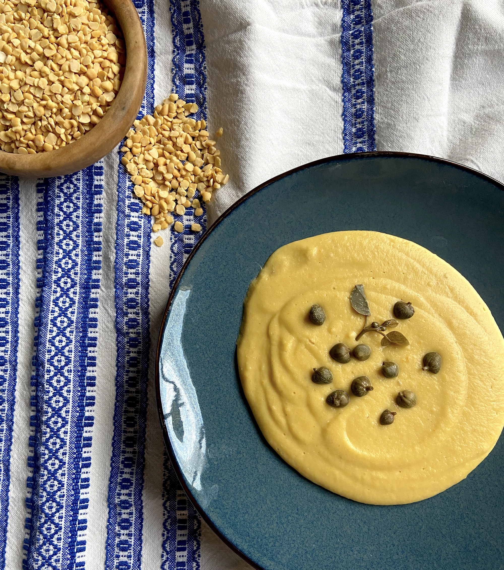 Greek Fava - Yellow Split Peas Purée Served With Crudites (Ve)
