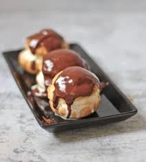 Strawberry And Chocolate Profiteroles