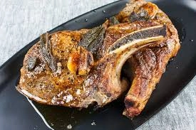 Pork Chops Marinated In Milk And Herbs