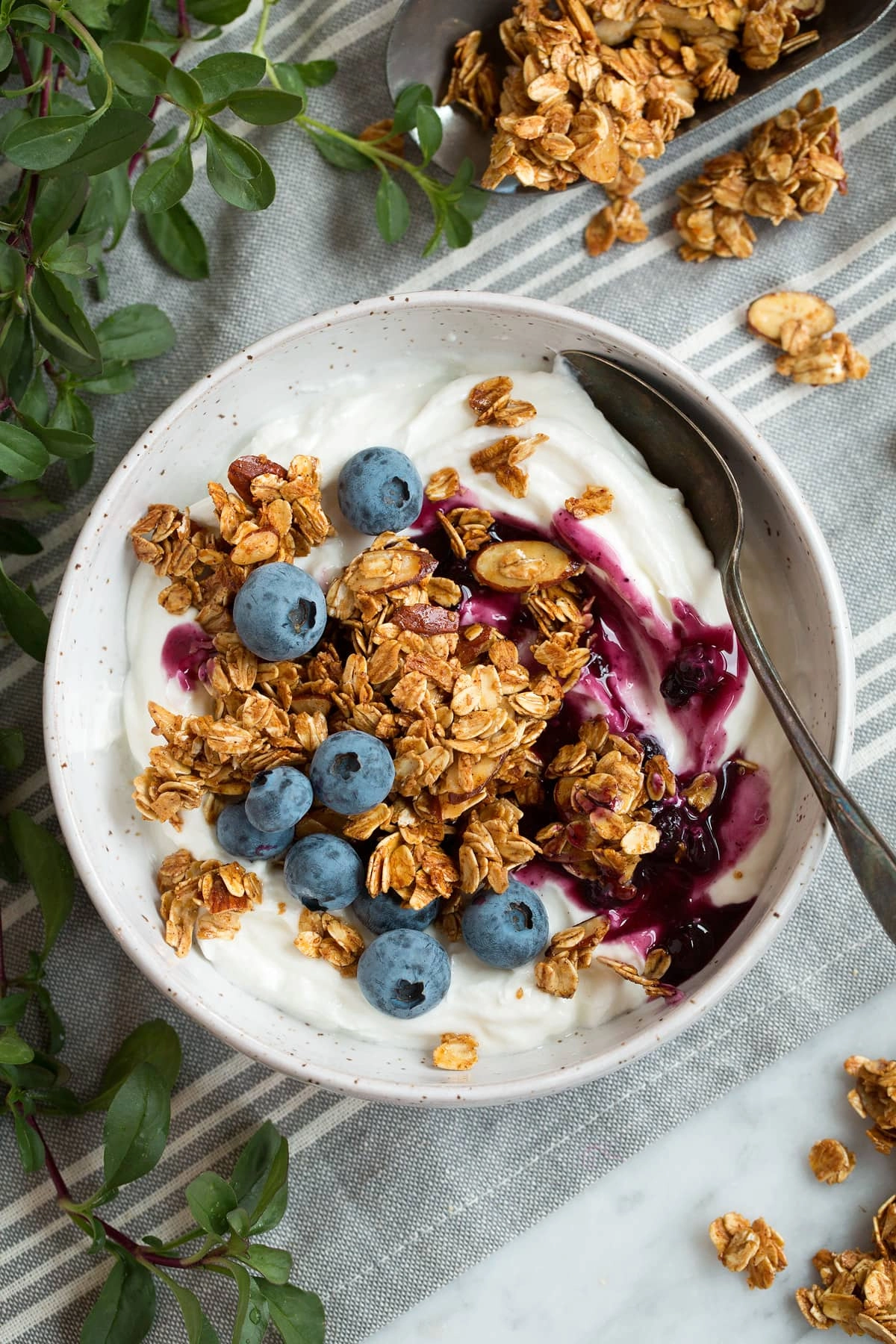 Greek Yogurt, Honey, Granola And Berries