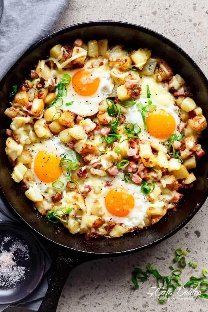 Bacon And Egg Hash 