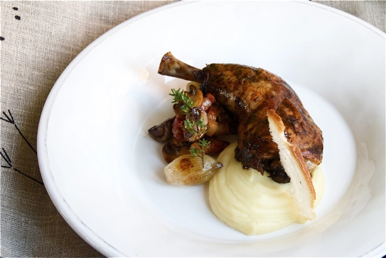 Classic Coq Au Vin, Creamy Colcannon Mash & Sautee Greens