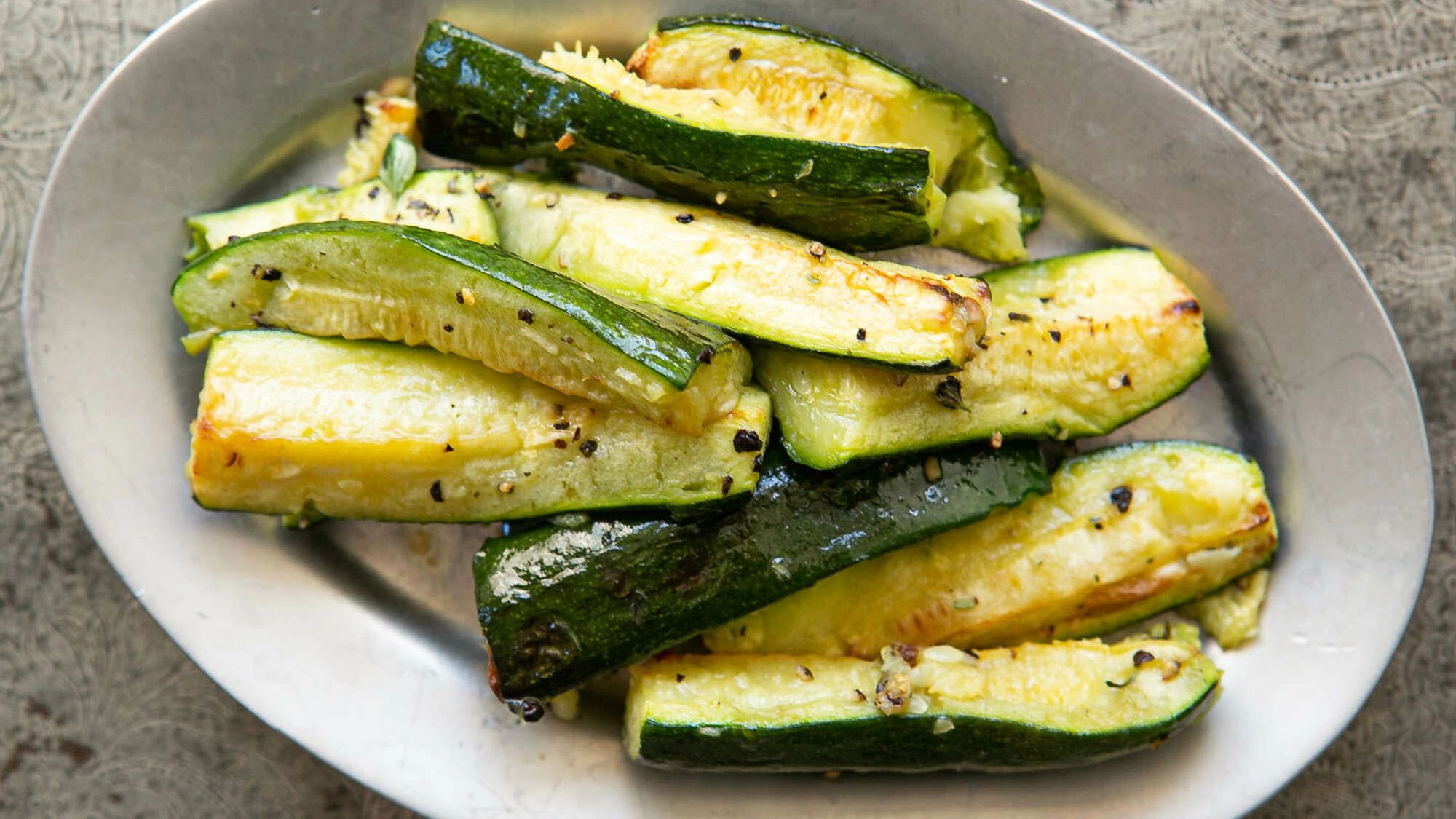 Roasted Courgettes (V)