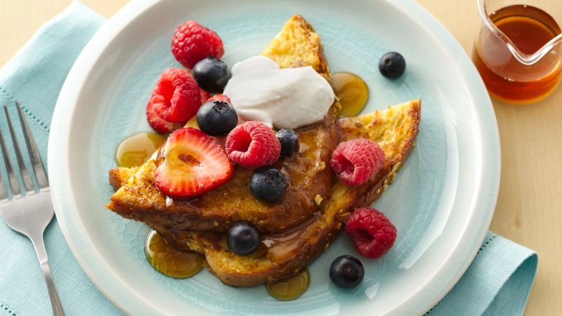 Mixed Berry French Toast 
