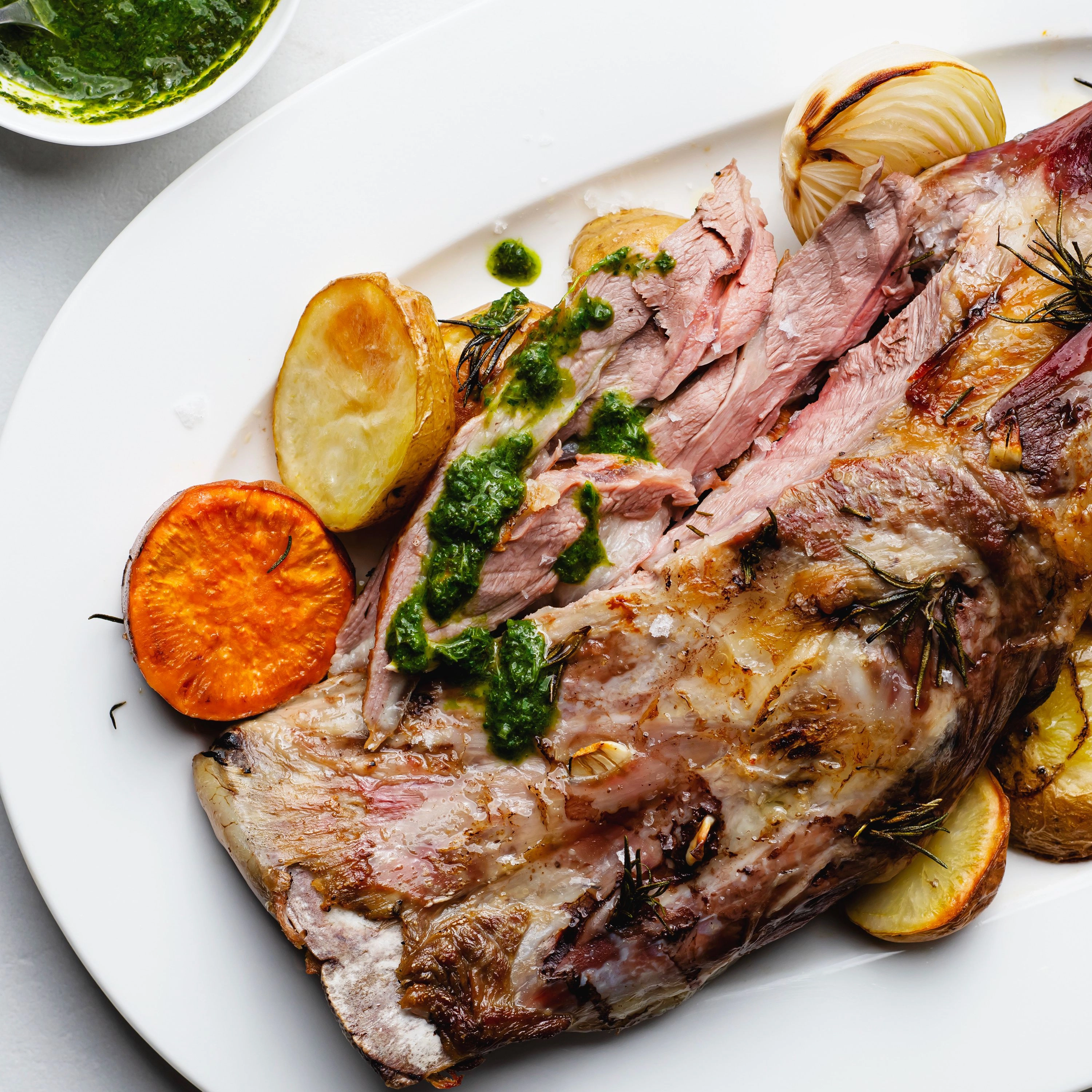 Roasted Shoulder Of Lamb With Rosemary