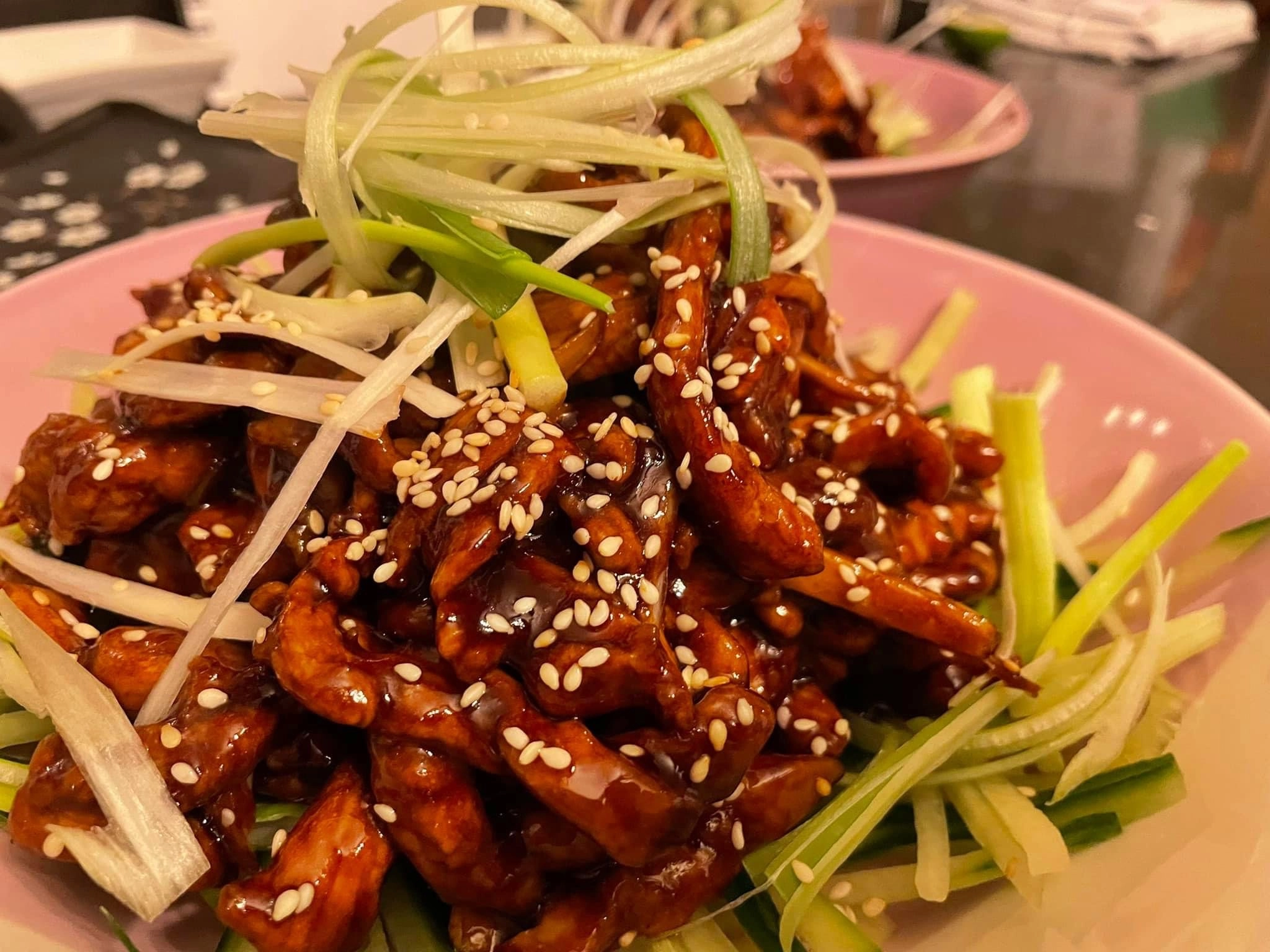 Peking Pork Strips In Sweet Black Bean Sauce