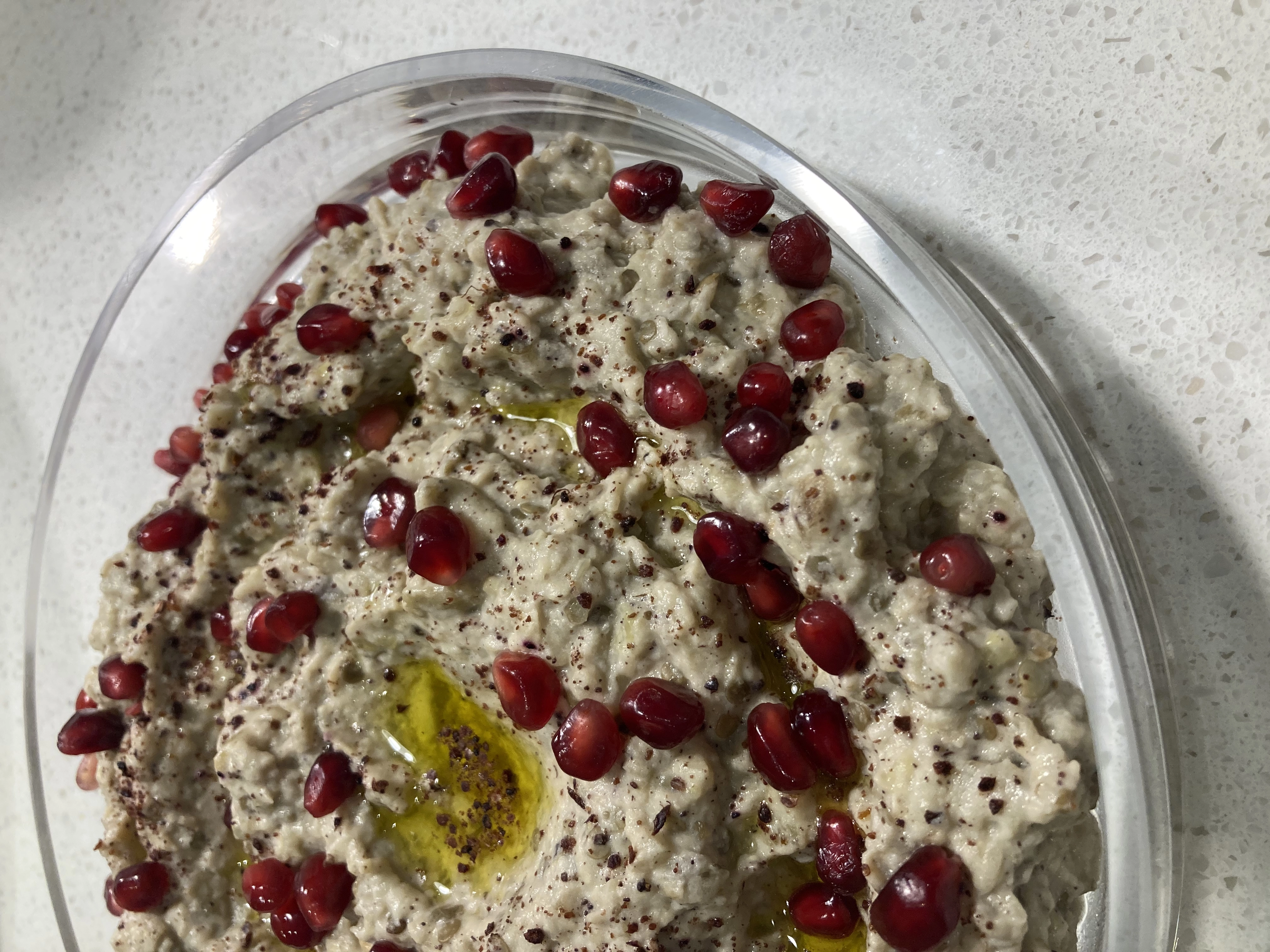 Mutabal And Freshly Baked Bread