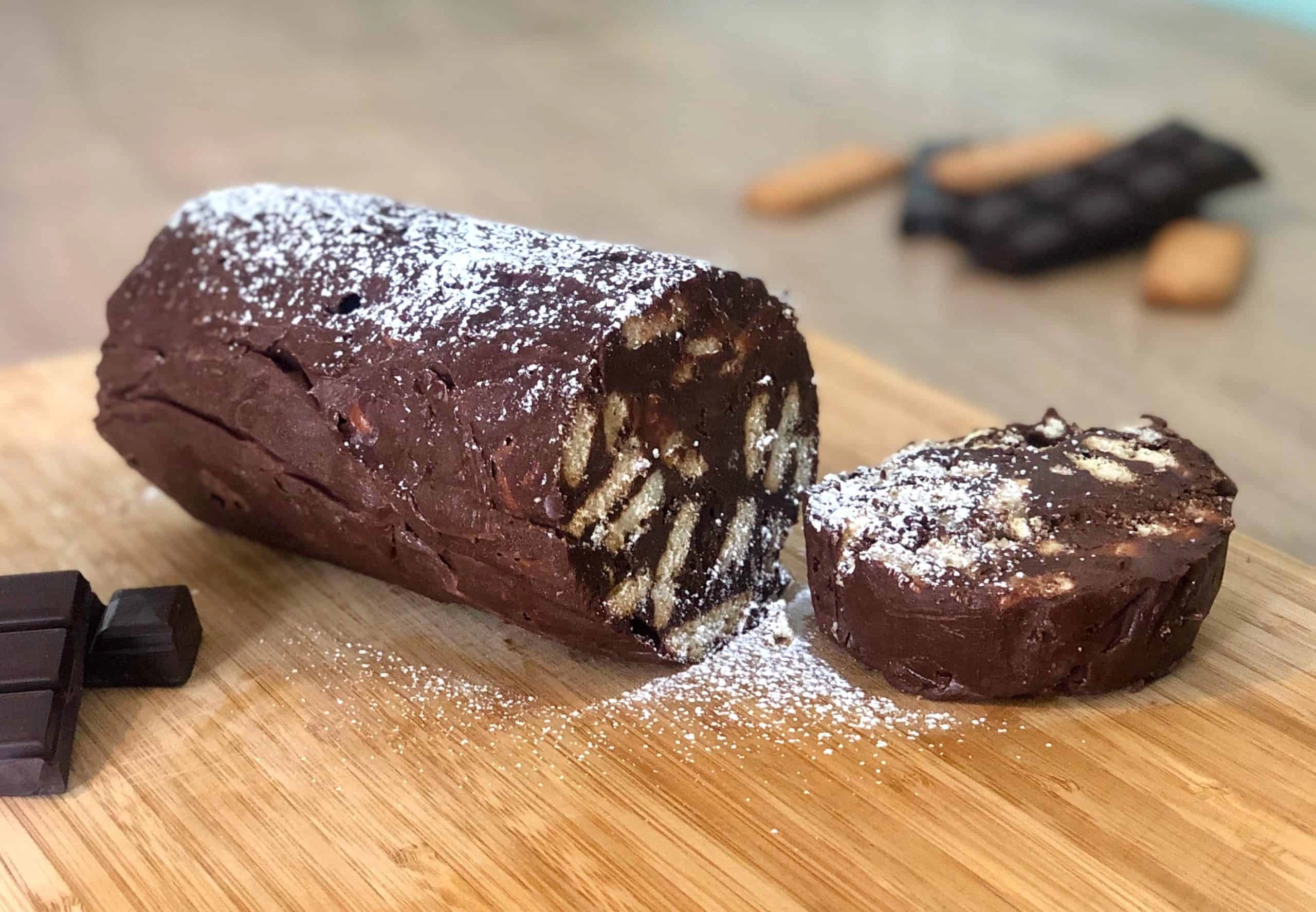 Mosaiko - Chocolate Biscuit Mosaic Cake (V)