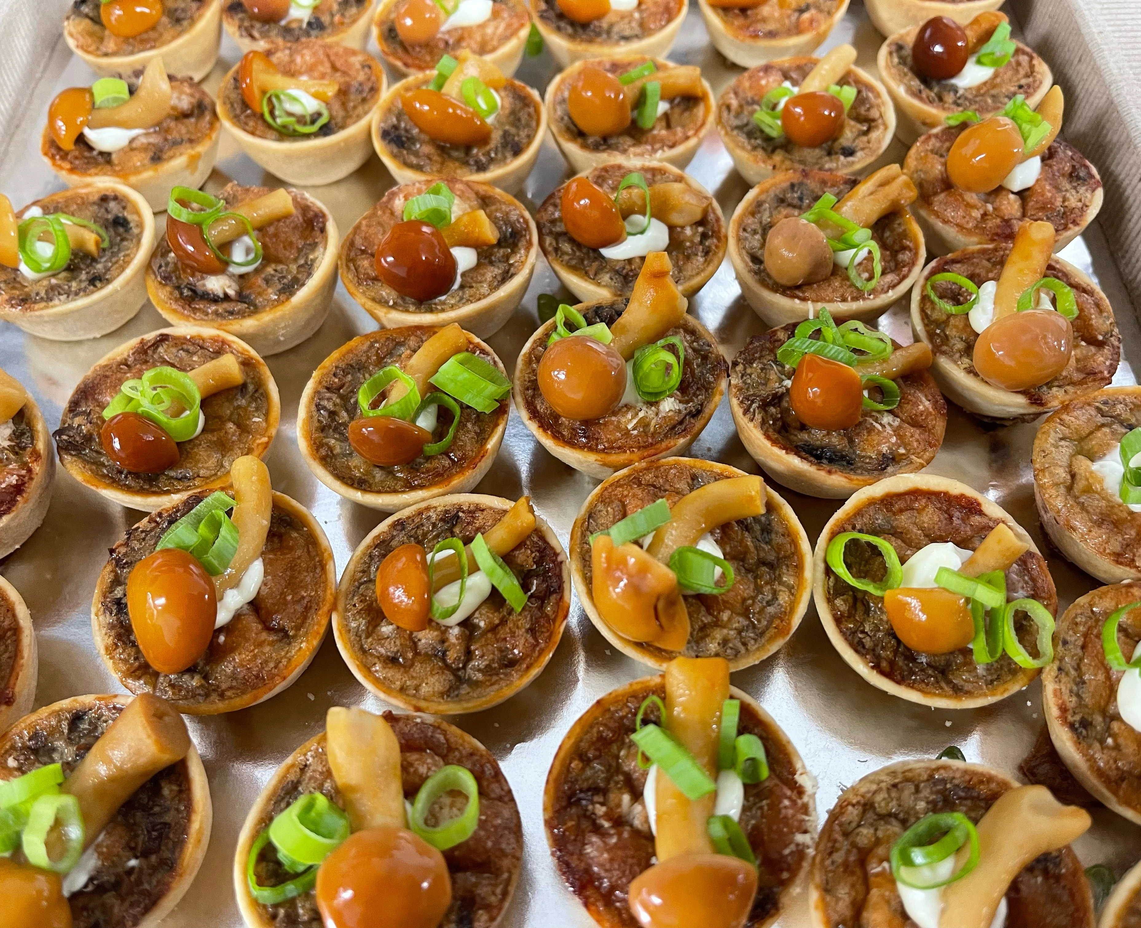 Truffled Mushroom Mini Quiches
