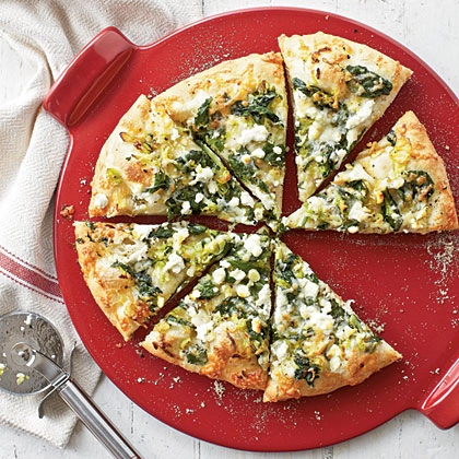 Spinach & Cheese Pizza (V)