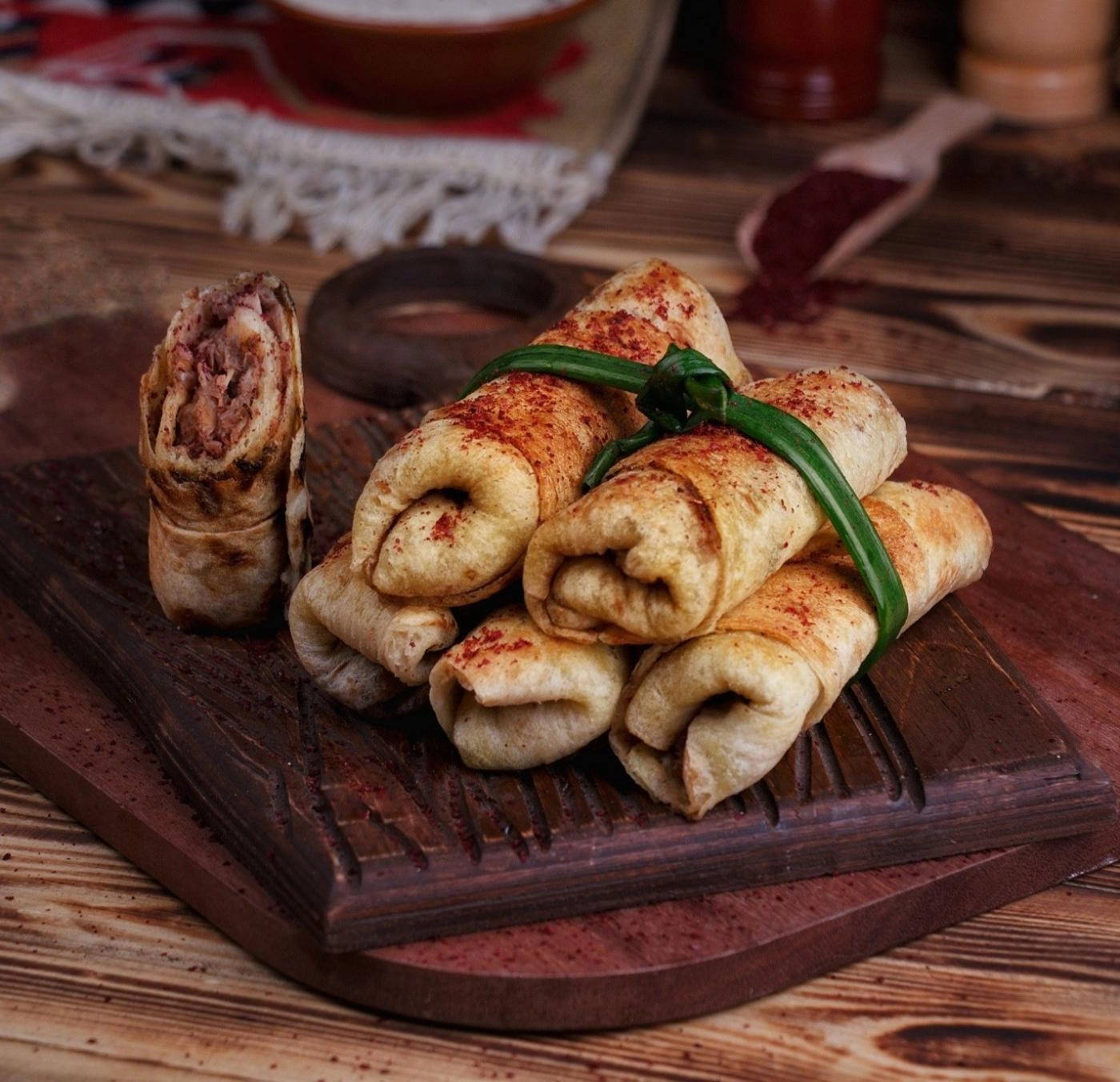 Chicken Musakhan Rolls
