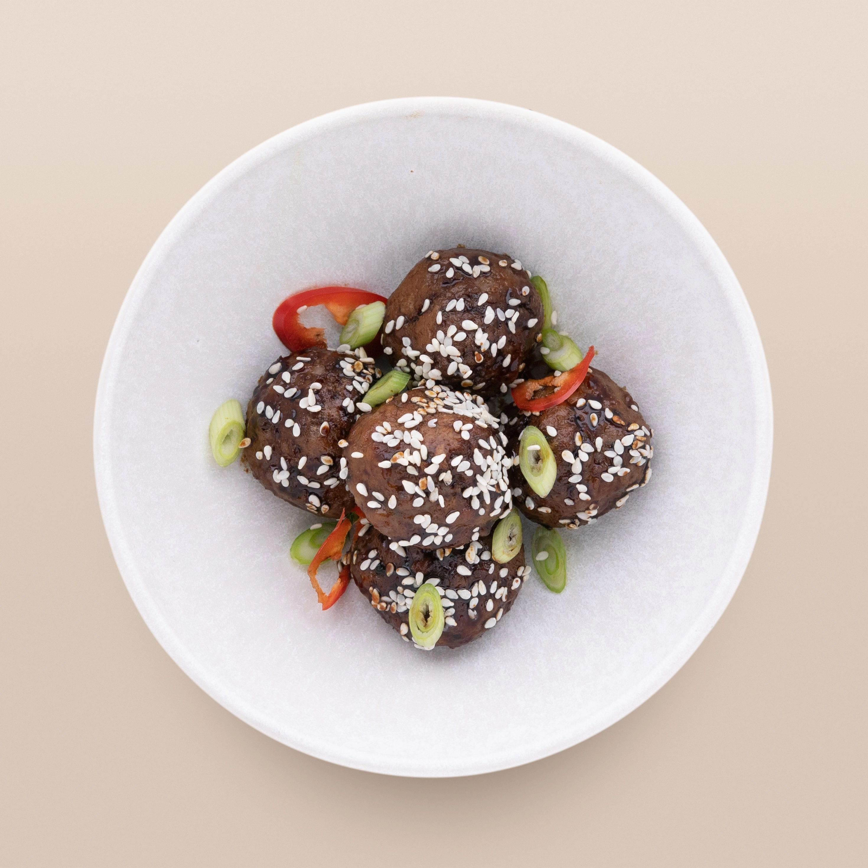 Sesame-Soy Glazed Meatballs