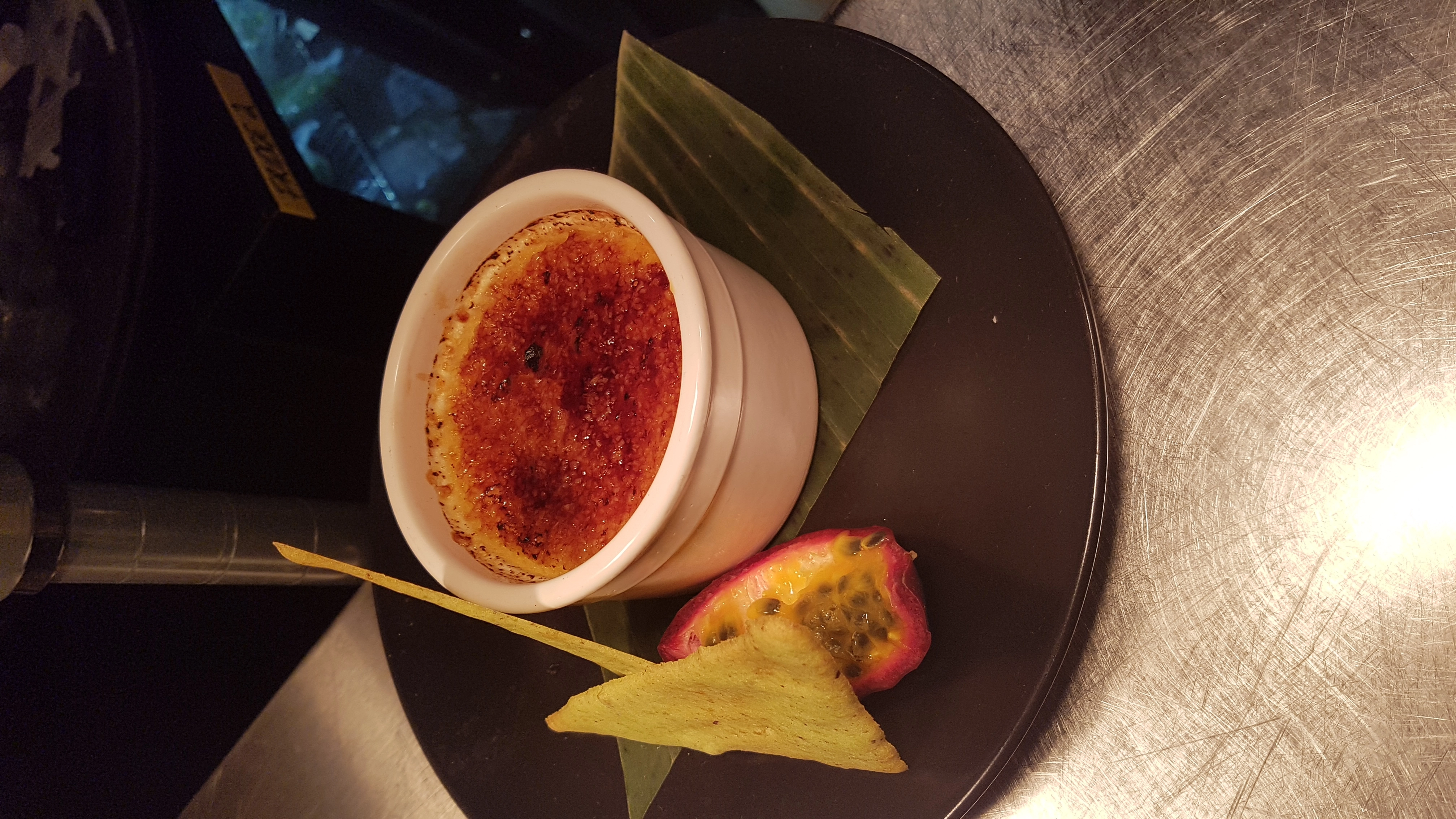 Passion Fruit Creme Brulee
