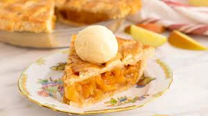 Apple Pie (Vg) Served With Vanilla Ice Cream