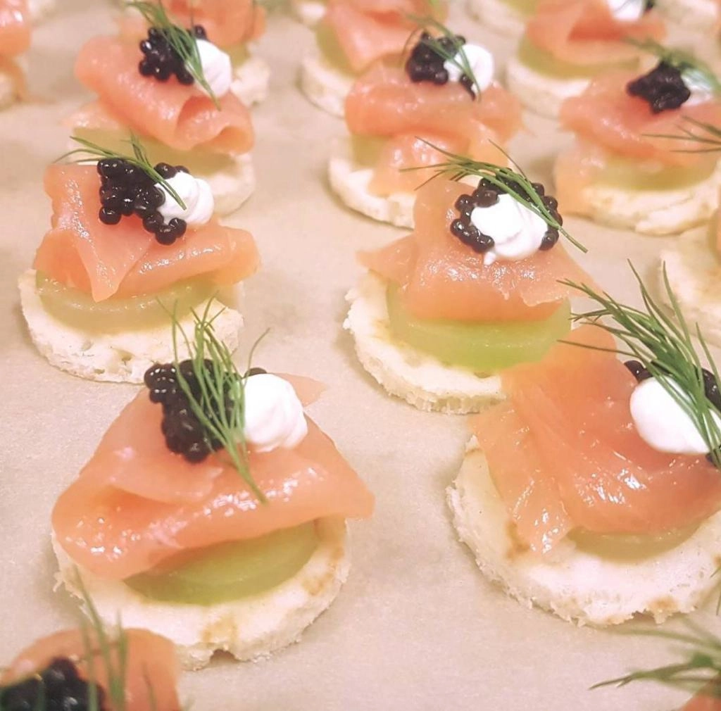 Salmon Blini