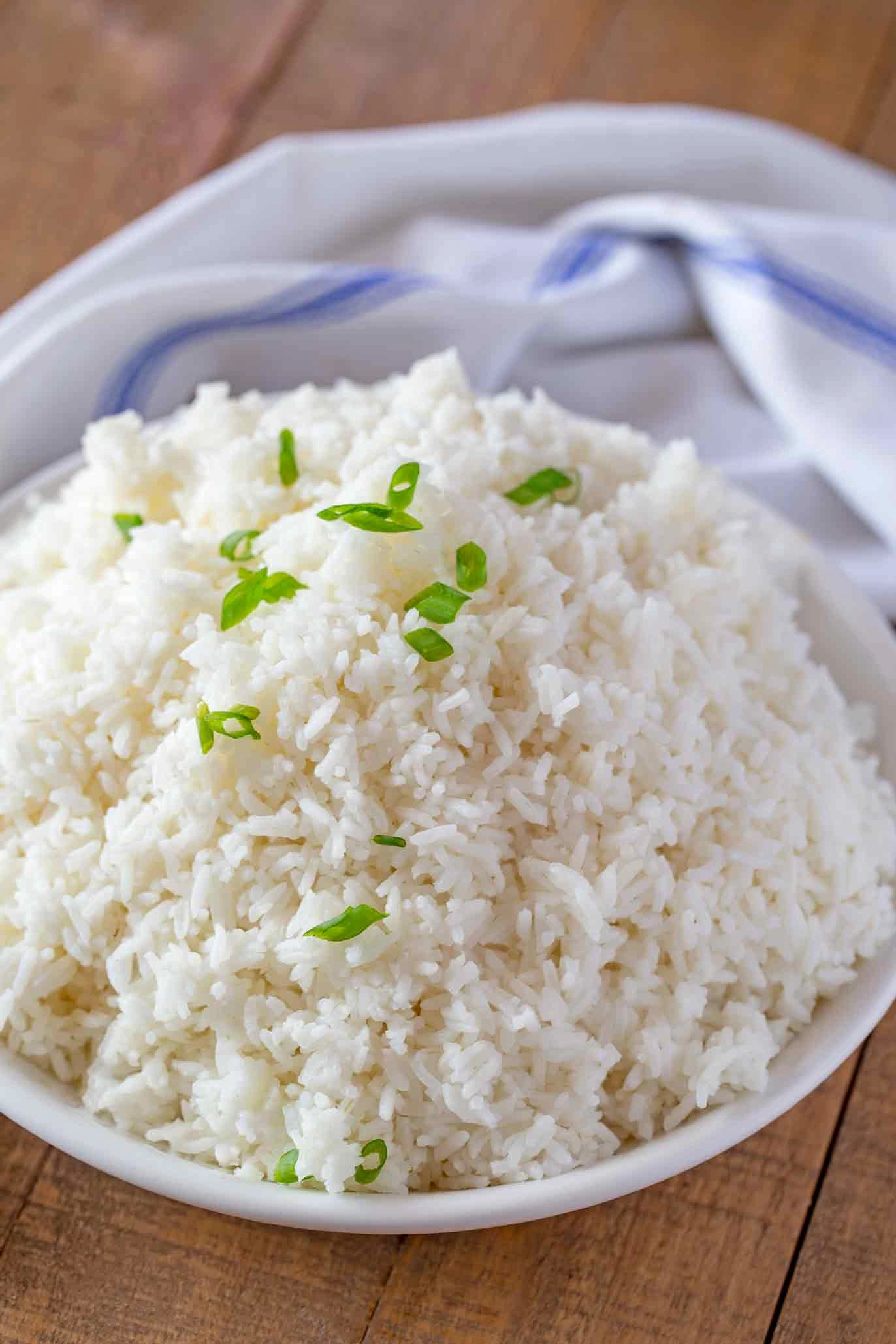 Plain Steamed Jasmine Rice (V)