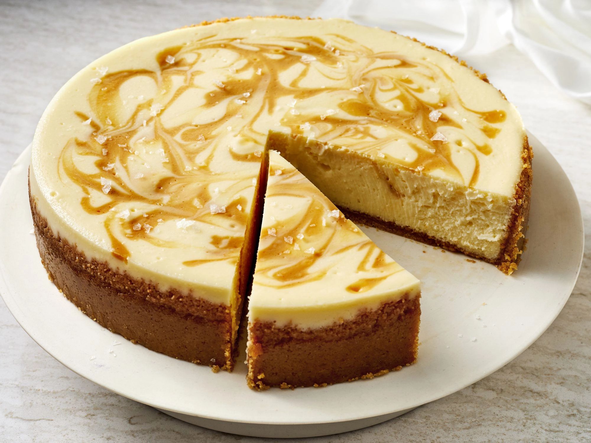 Dulce De Leche And Lime Cheesecake  (V)