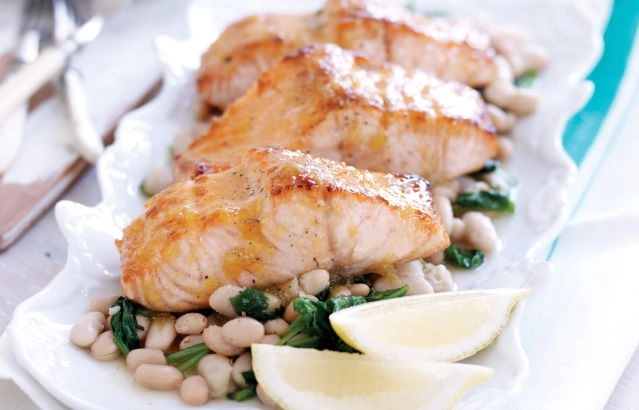 Grilled Salmon Steak