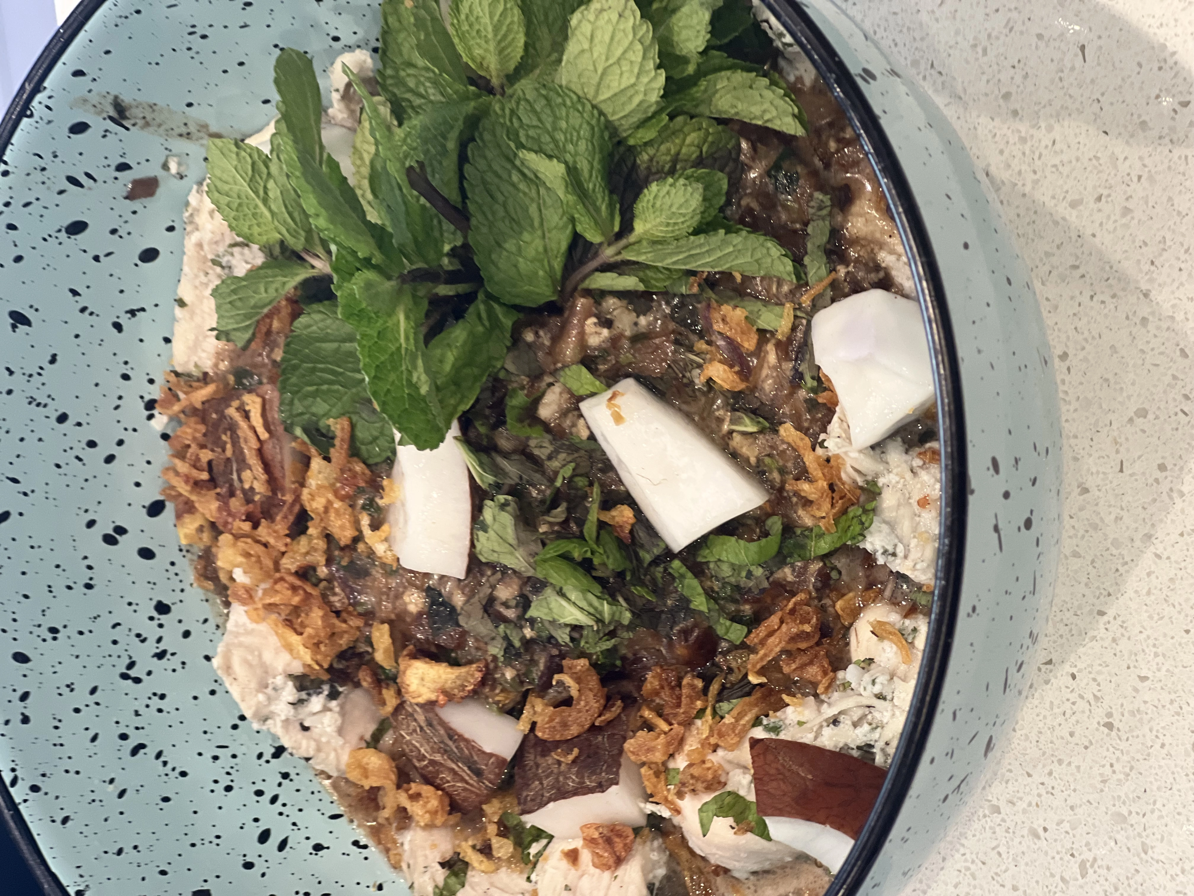 Chicken Fillets In Mint, Garlic And Coconut