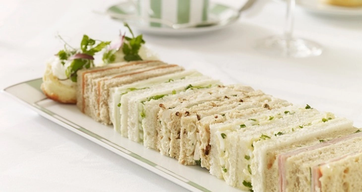 Finger Sandwich Selection On Seeded Soft Bread
