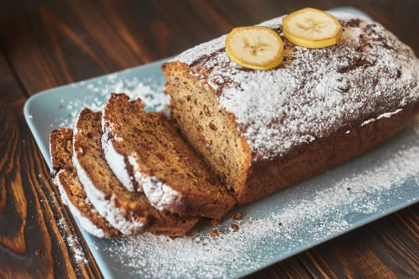 Banana Cake And Warm Custard 