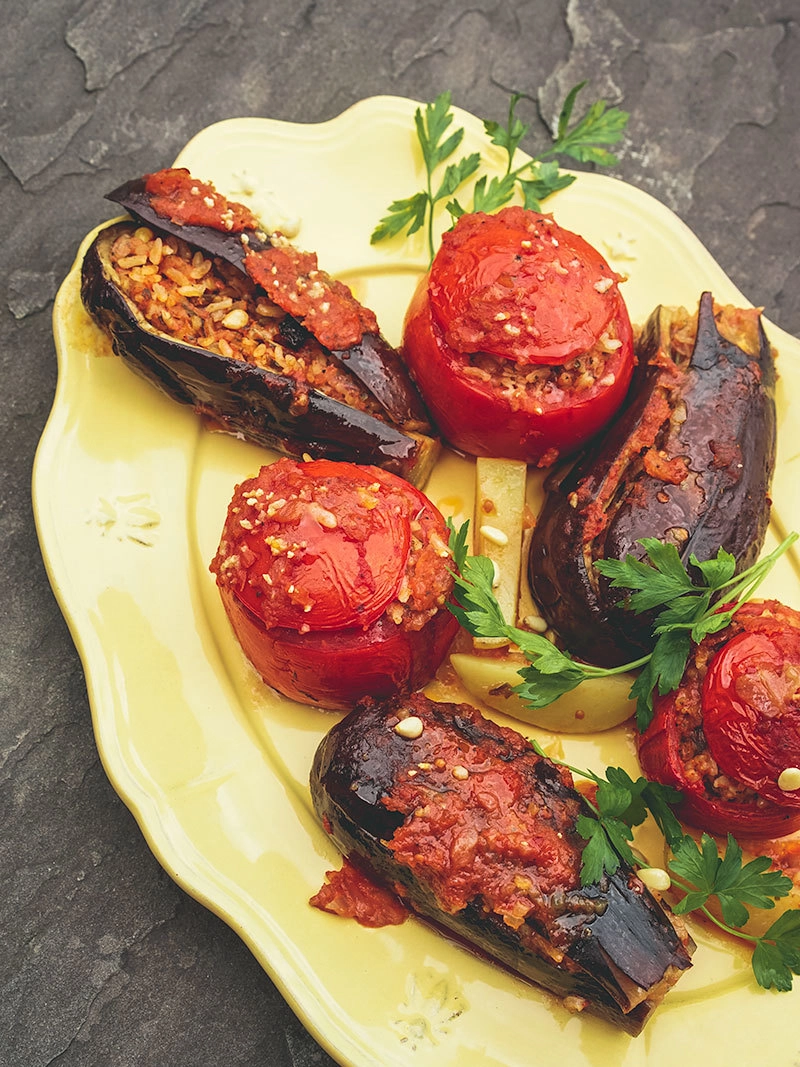 Gemista - Stuffed Tomatoes & Peppers (Ve)