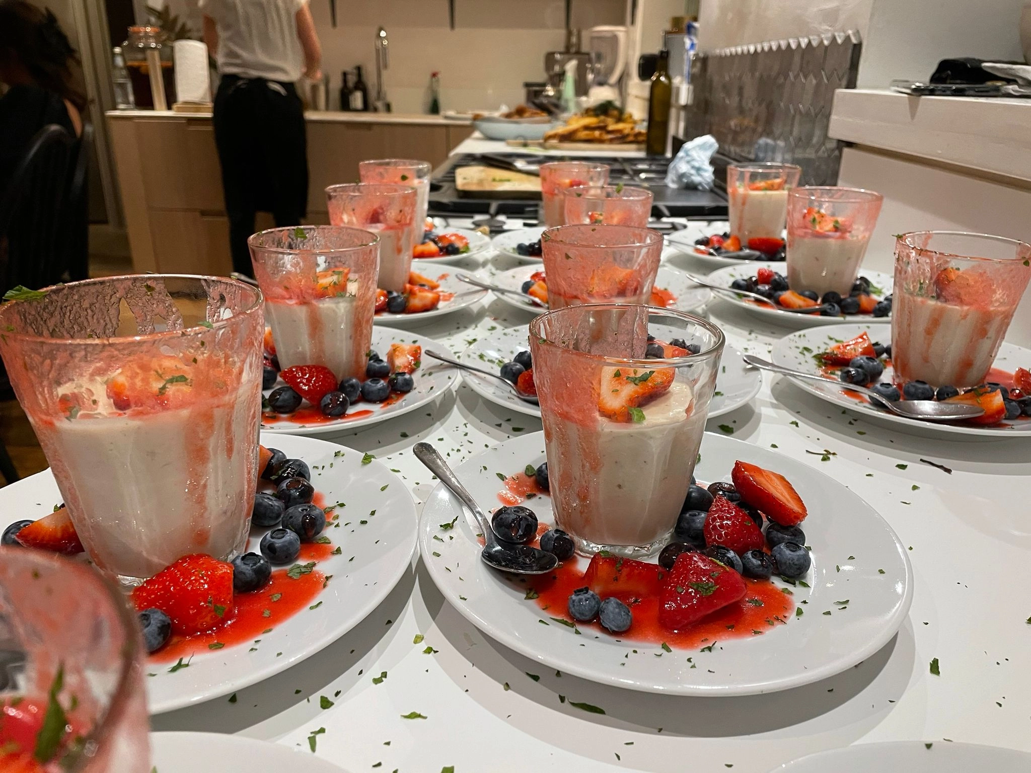 Mixed Berry Panna Cotta (V)