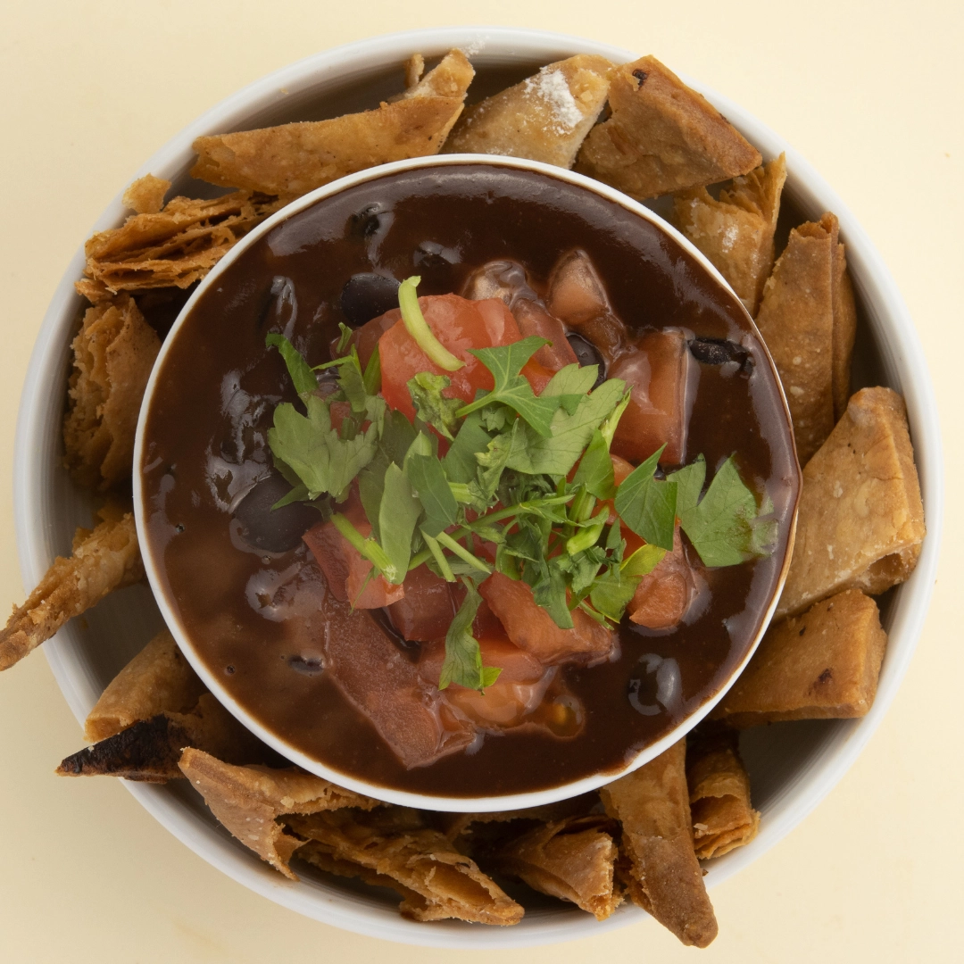 Black Bean And Chocolate W Puff Pastry Dippers