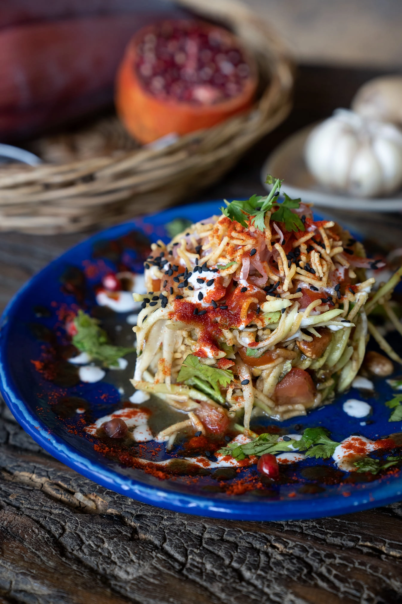 Green Mango Bhel Puri (V)
