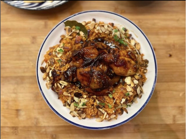 Pomegranate Chicken Thighs