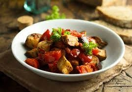 Mix Of Cooked Vegetables (Aubergines, Peppers, Onions, Carrots, Courgette) (Vegan)