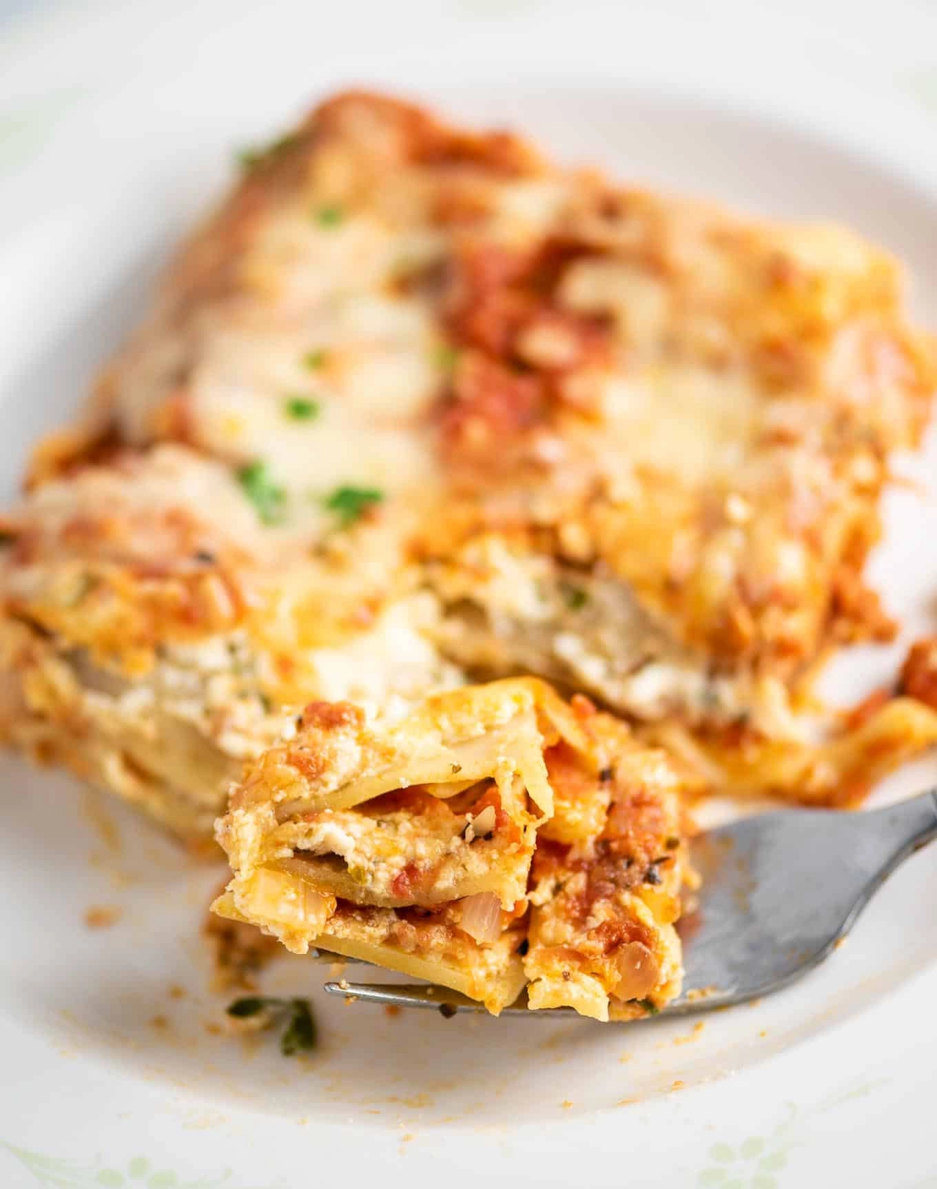 Three Cheese Lasagna