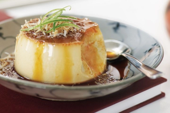 Banh Gan (Coconut Crème Caramel)