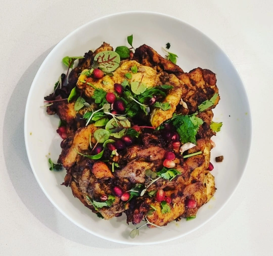 Chopped Harissa Chicken