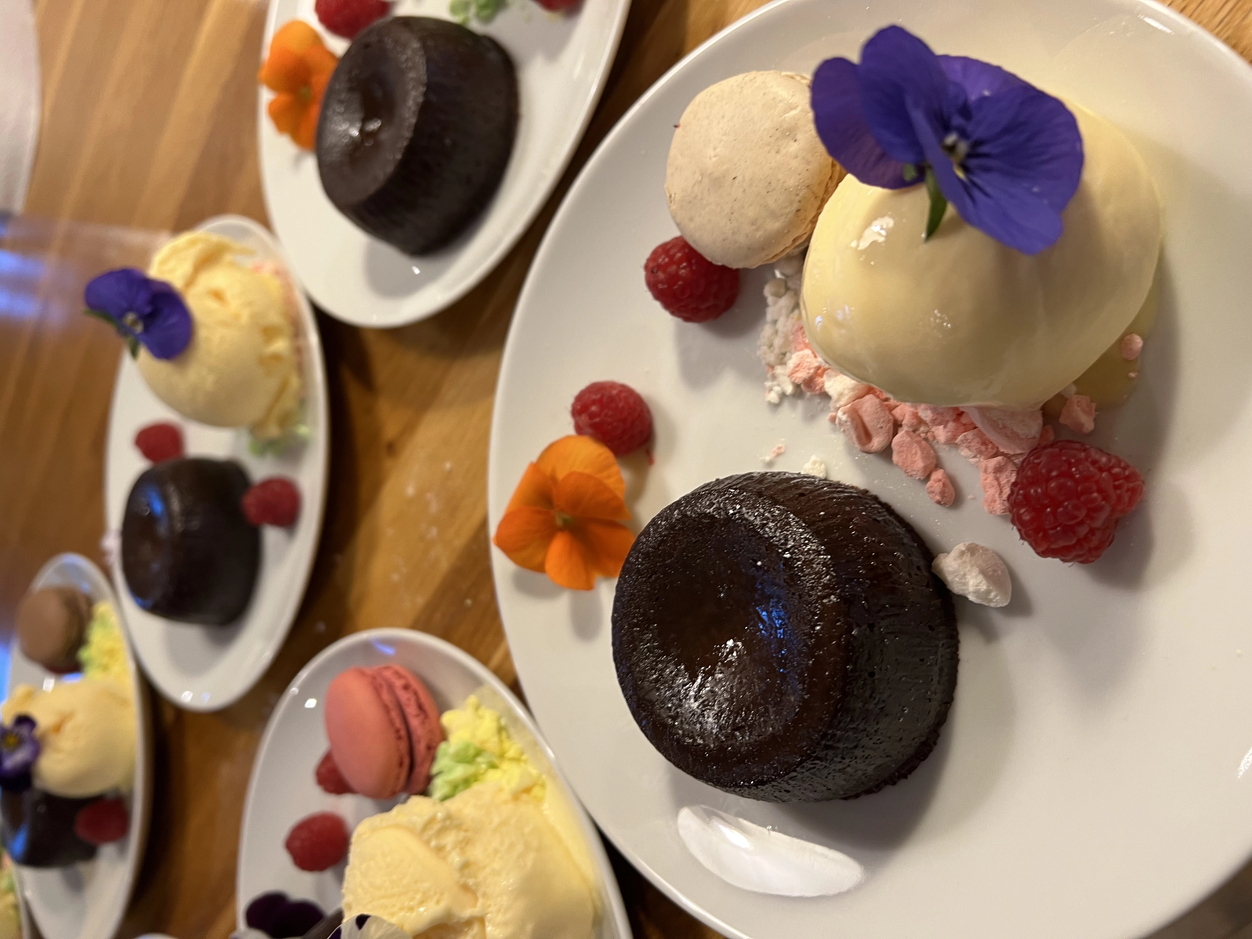 Chocolate Fondant And Vanilla Ice Cream