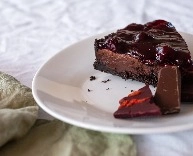 Decadent Chocolate Cherry Torte (V) (Ve)