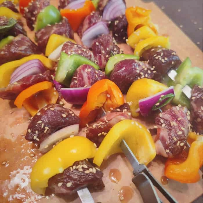 Grilled Wagyu Beef Kebobs