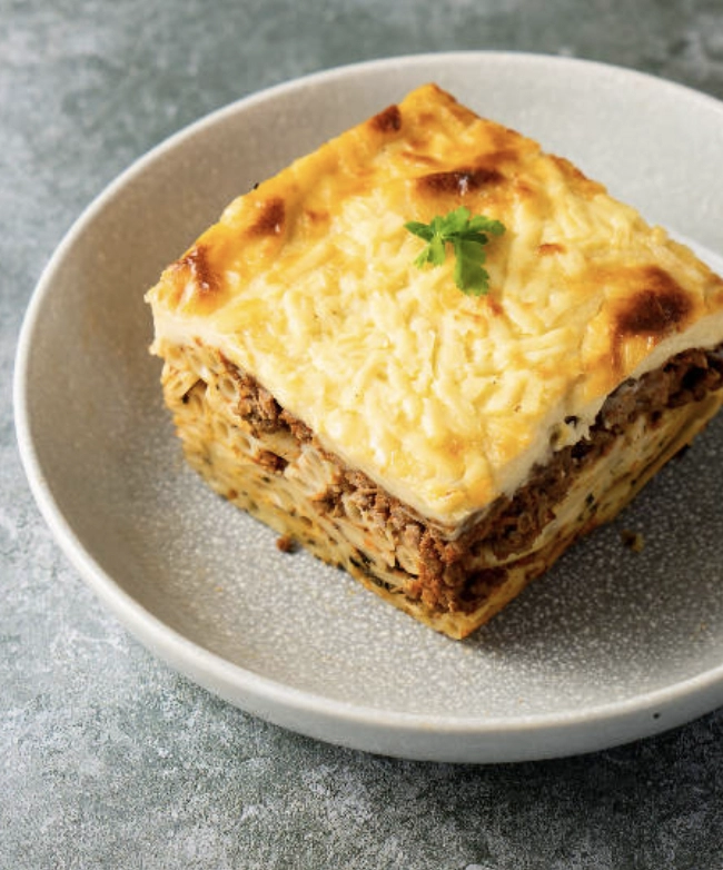 Greek Baked Macaroni (V)