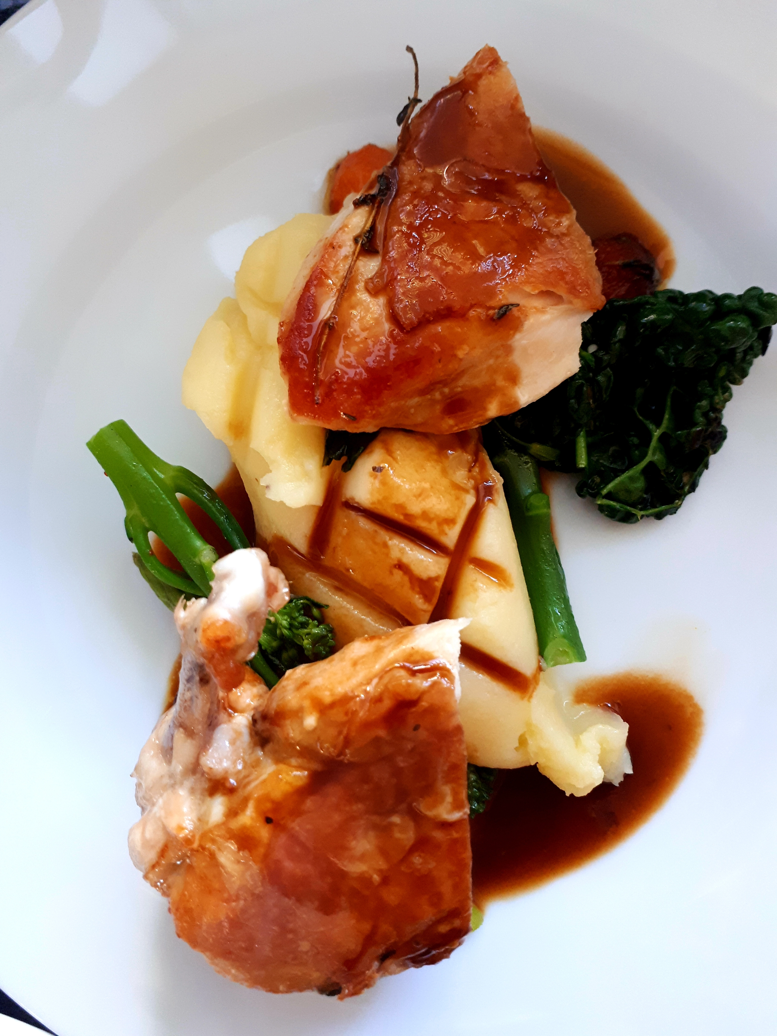 Roasted Côtelette Of Chicken Breton,