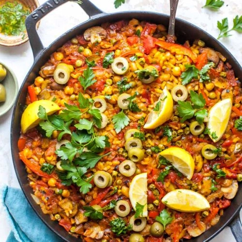 Roasted Vegetable Paella (Ve)