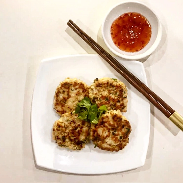 Turkey And Chive Cakes