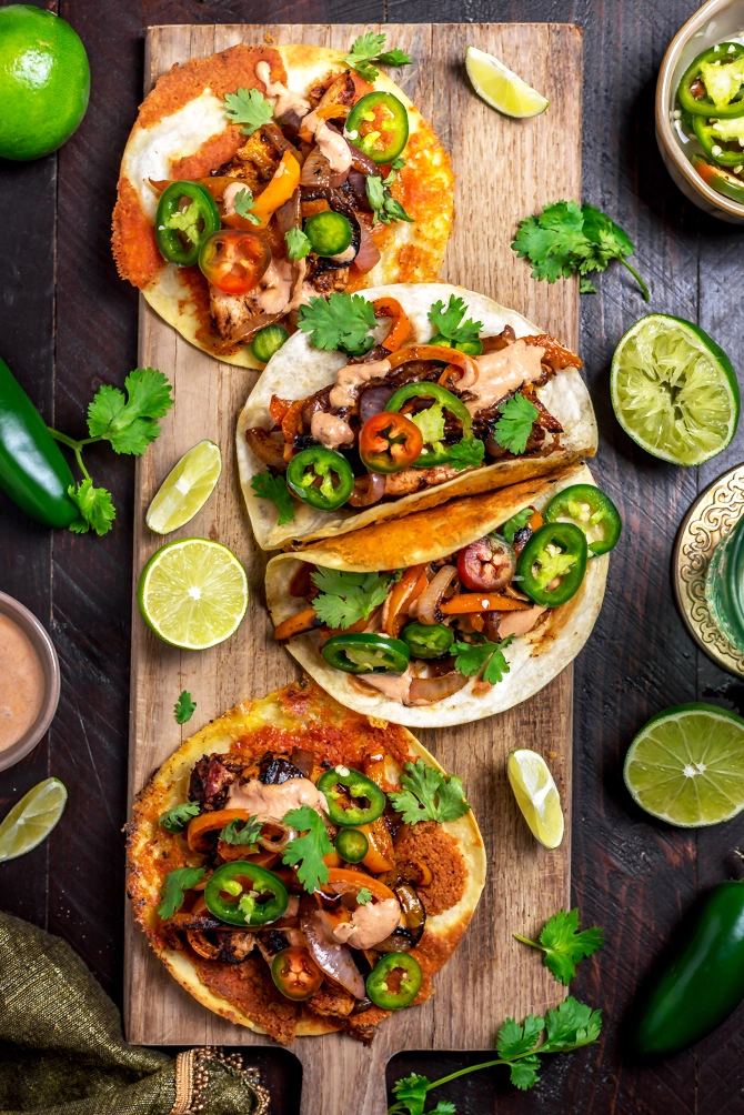 Spicy Chipotle Chicken Fajitas