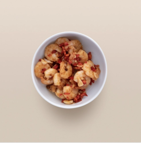 Prawns With Garlic And Chilli