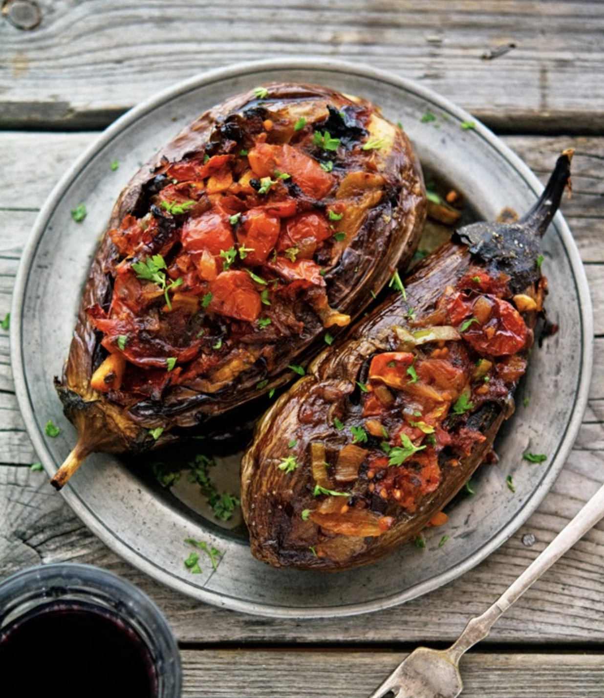 Imam Bayildi Aubergines (V)
